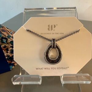 Bomb Party BP June Birthday Necklace Alexandrite Hematite